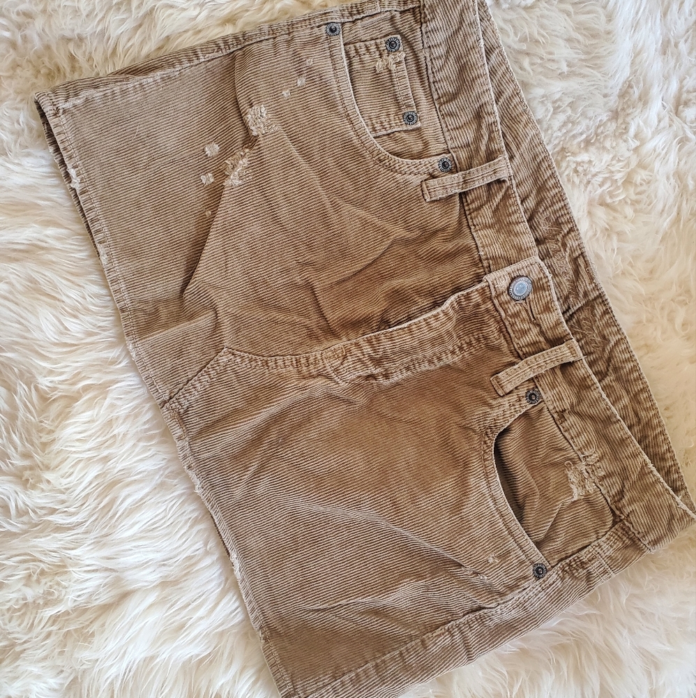 American Eagle Courdroy Mini Skirt